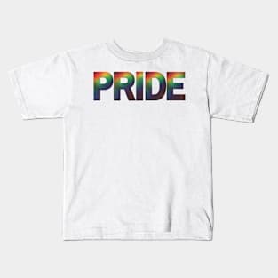 Radiant Gradient Pride (Clear Background) Kids T-Shirt